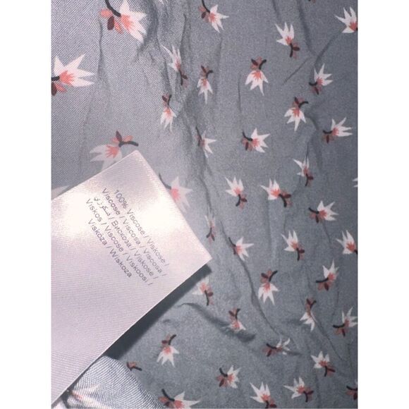 BEAUTIFUL ICHI SUPER LIGHTWEIGHT‎ Summer Floral Short Sleeve greyish & Pink Size - Picture 4 of 6